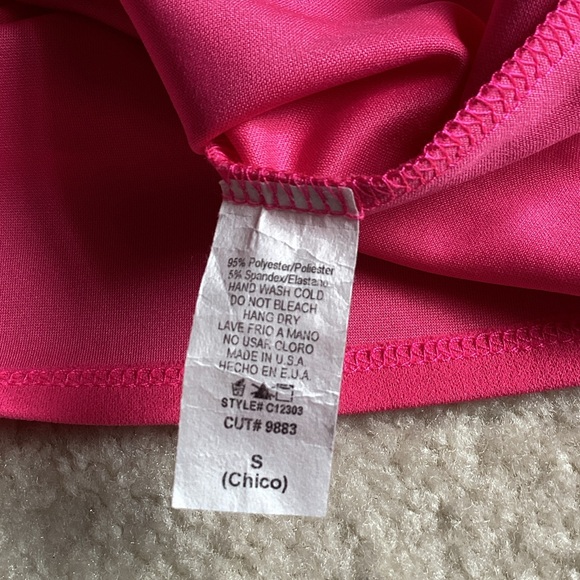 JODIFL Pink One-Shoulder Ruffle Top - Picture 3 of 4